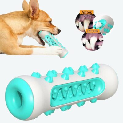 brinquedo limpa dentes para cães limpeza profunda
